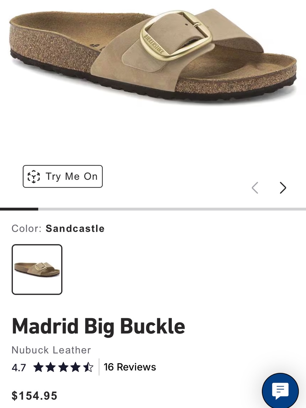 Birkenstock dark green Single Strap Vegan Slide